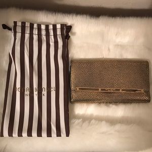 Henri Bendel Carlyle Metallic Stingray Trifold